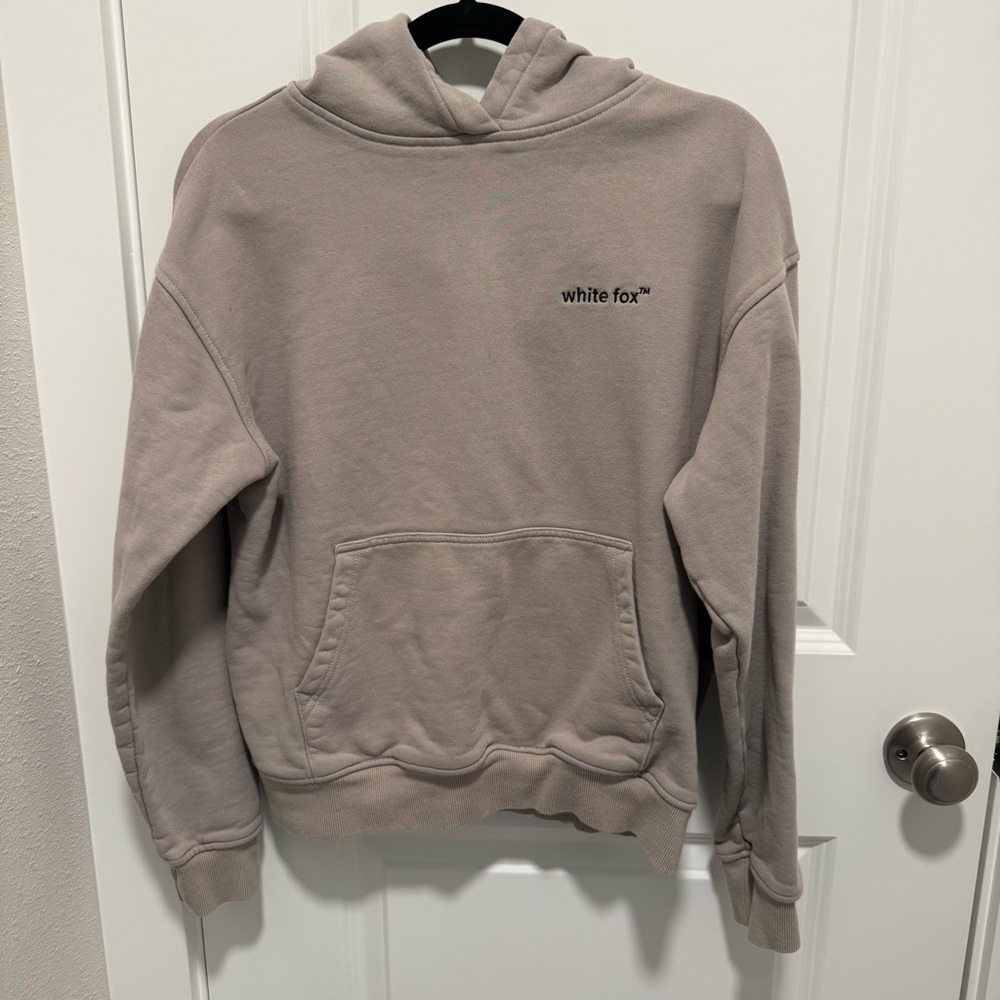 White Fox Boutique Taupe Pullover Hoodie